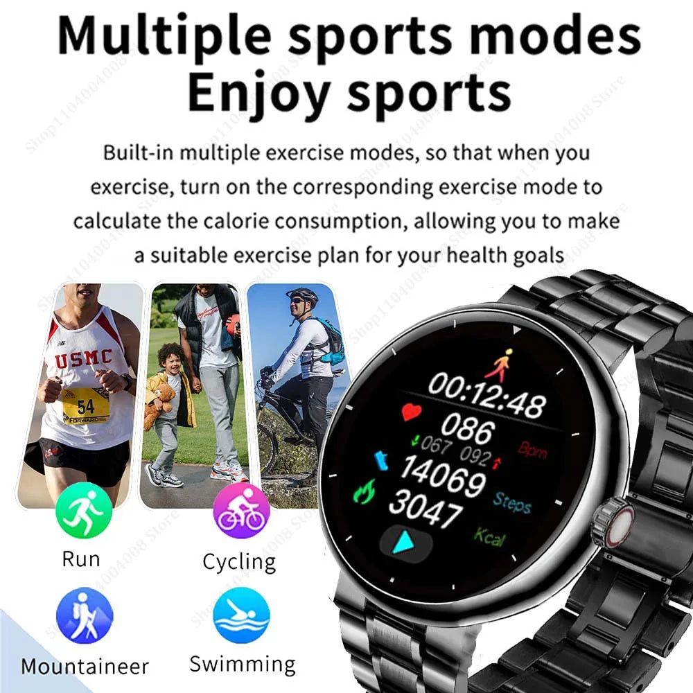 2025 New Smart Watches Men Full Touch Screen Sport Fitness Watch IP67 Waterproof Bluetooth For Android ios Smartwatch Women Box