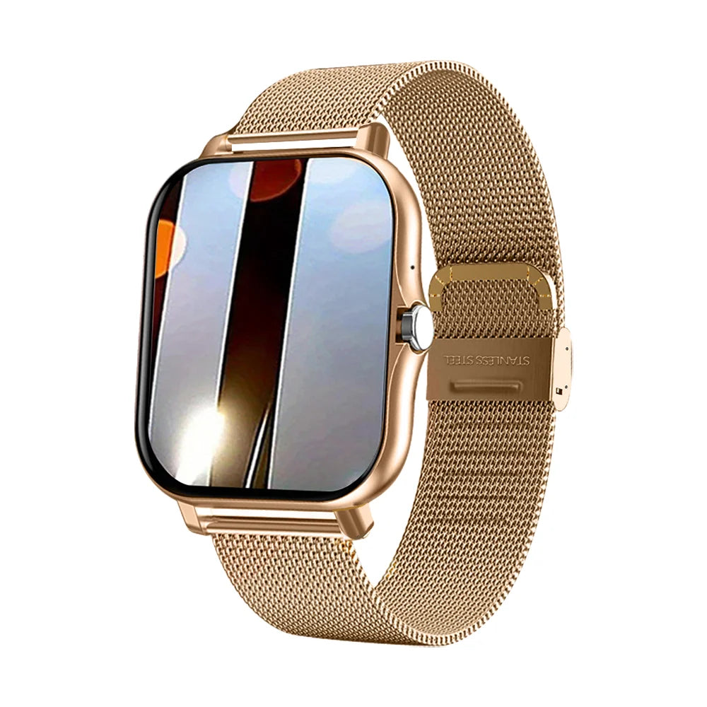 Smart Watch For Men Women Gift 1.44" Screen Full Touch Sports Fitness Watches Bluetooth Calls Digital Smartwatch Wristwatch