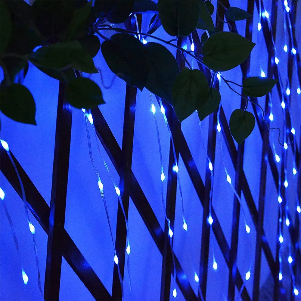 Christmas Decorations For Home Led Festoon Fairy Lights 20/50/100M EU/US Plug New Year 2025 Street Garland On The House