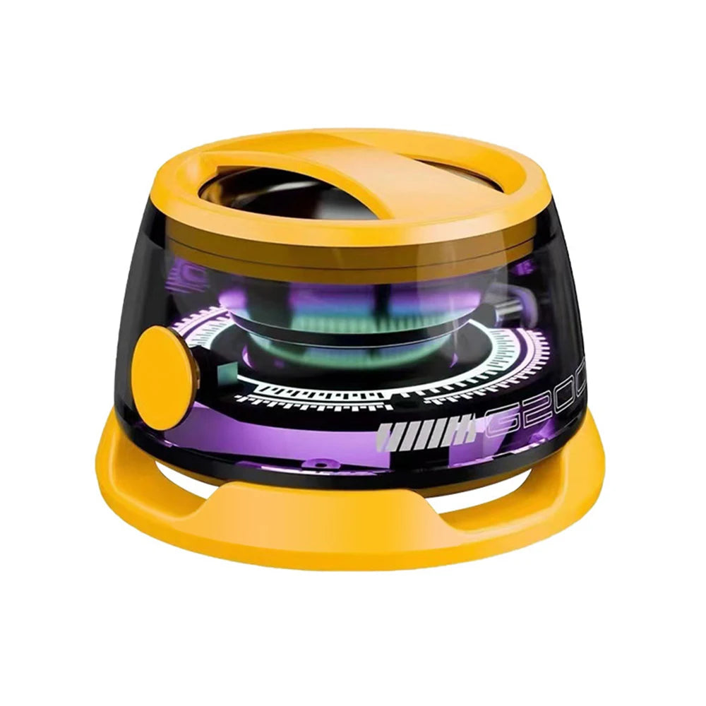 G200 Mini Bluetooth Speaker RGB Lighting Magnetic Speaker BT5.3 Portable Sound Box 7 Hours Playback Phone Holder Phone Holder