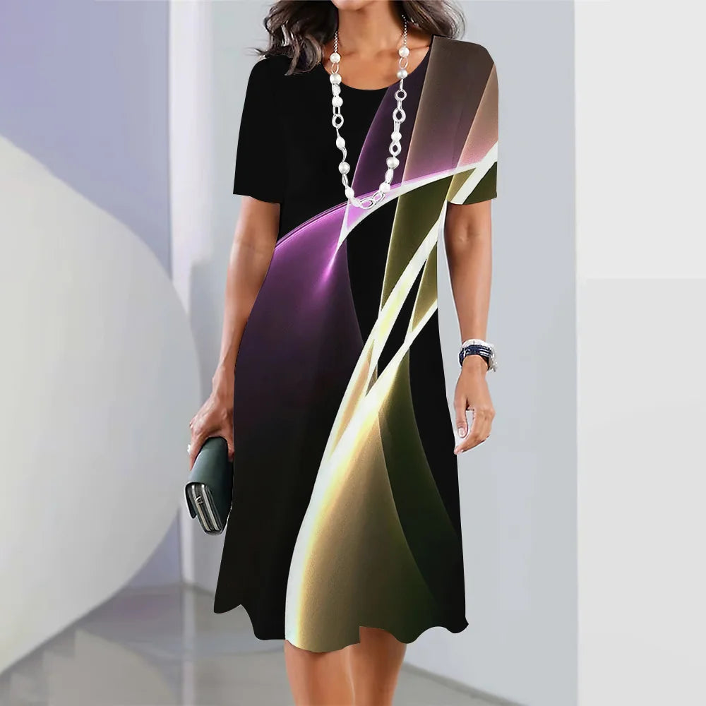 Vestido Elegante de Verano para Mujer – Tejido Suave y Fluido