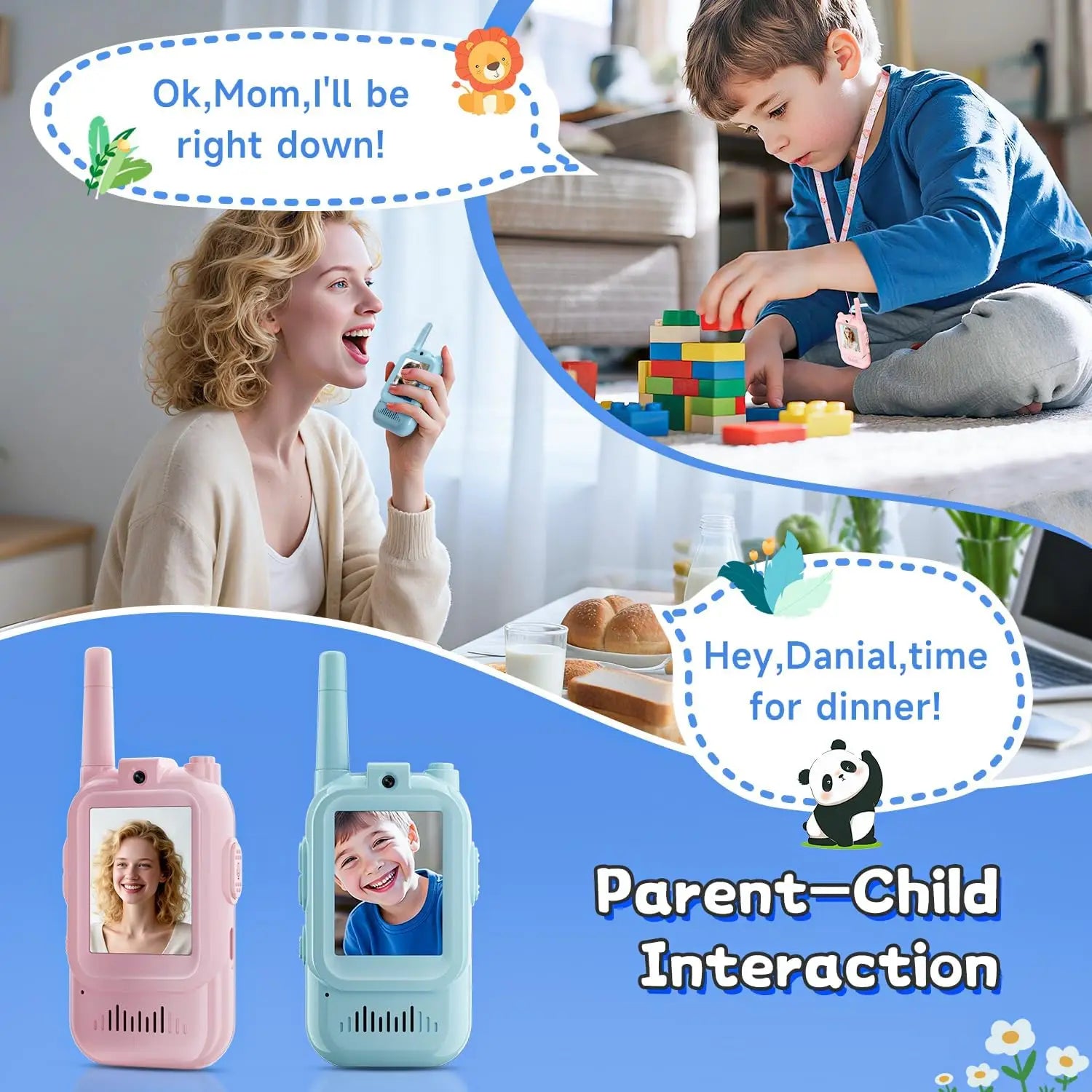 Kids Video Walkie Talkies (HD Screen)
