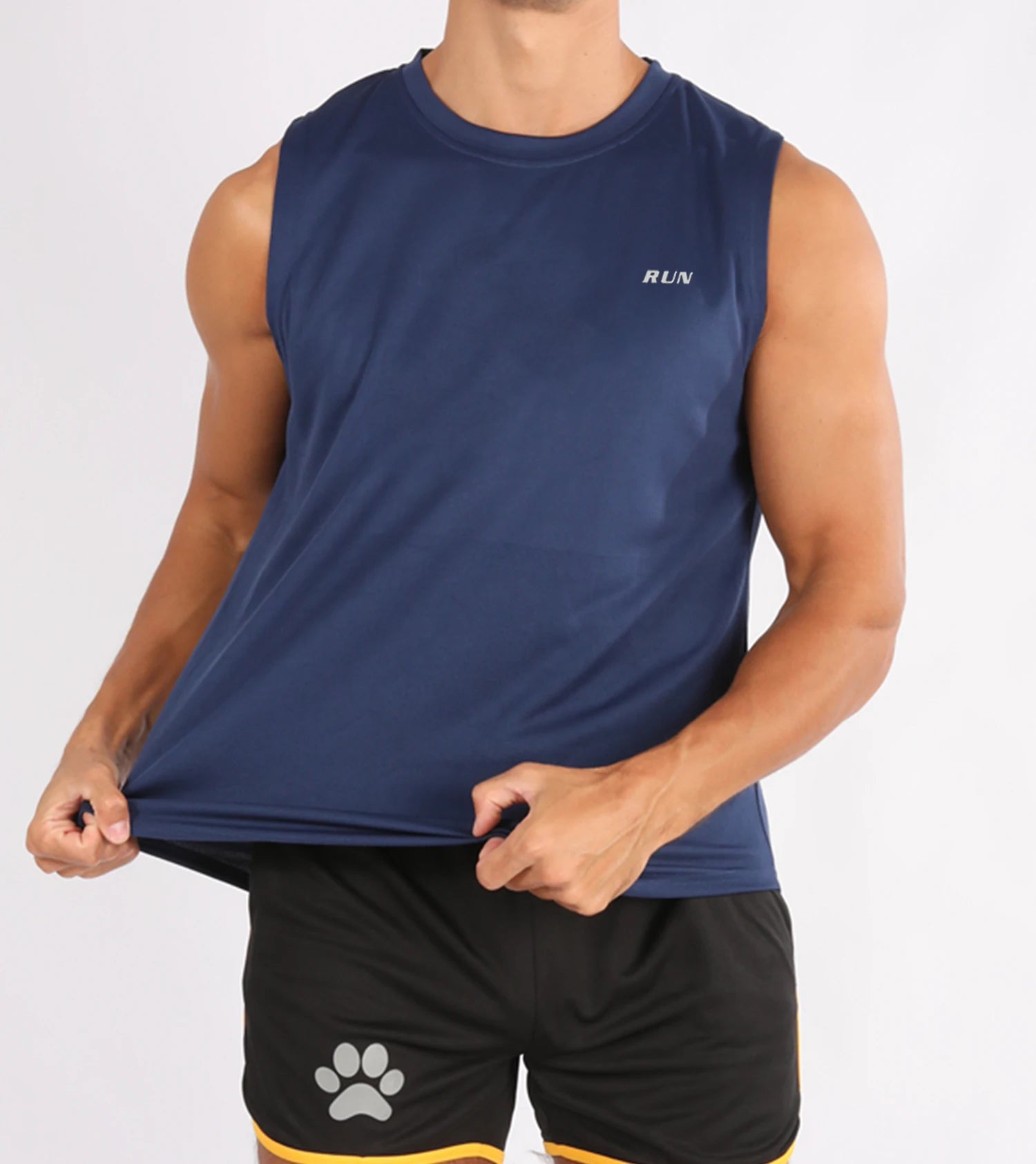 Chalecos de verano para hombre, ropa de entrenamiento físico, ropa deportiva, camisetas sin mangas sueltas, chalecos de baloncesto de moda para hombre