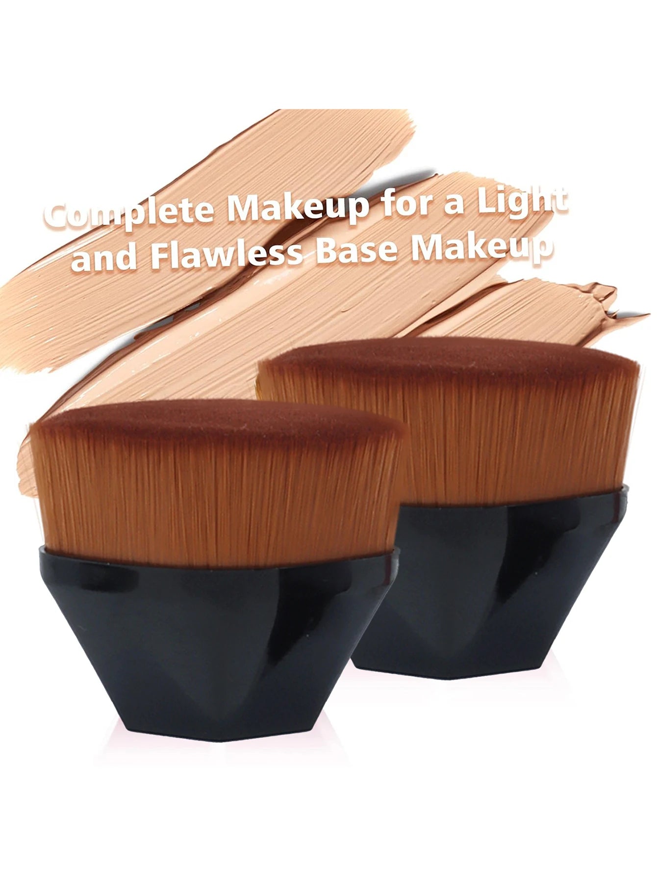 Pinceles de Maquillaje, Brochas para Maquillaje Corporal y Base Bronceadora, Pinceles de Maquillaje, Herramientas Cosméticas Bonitas, Brochas para Colorete en Polvo