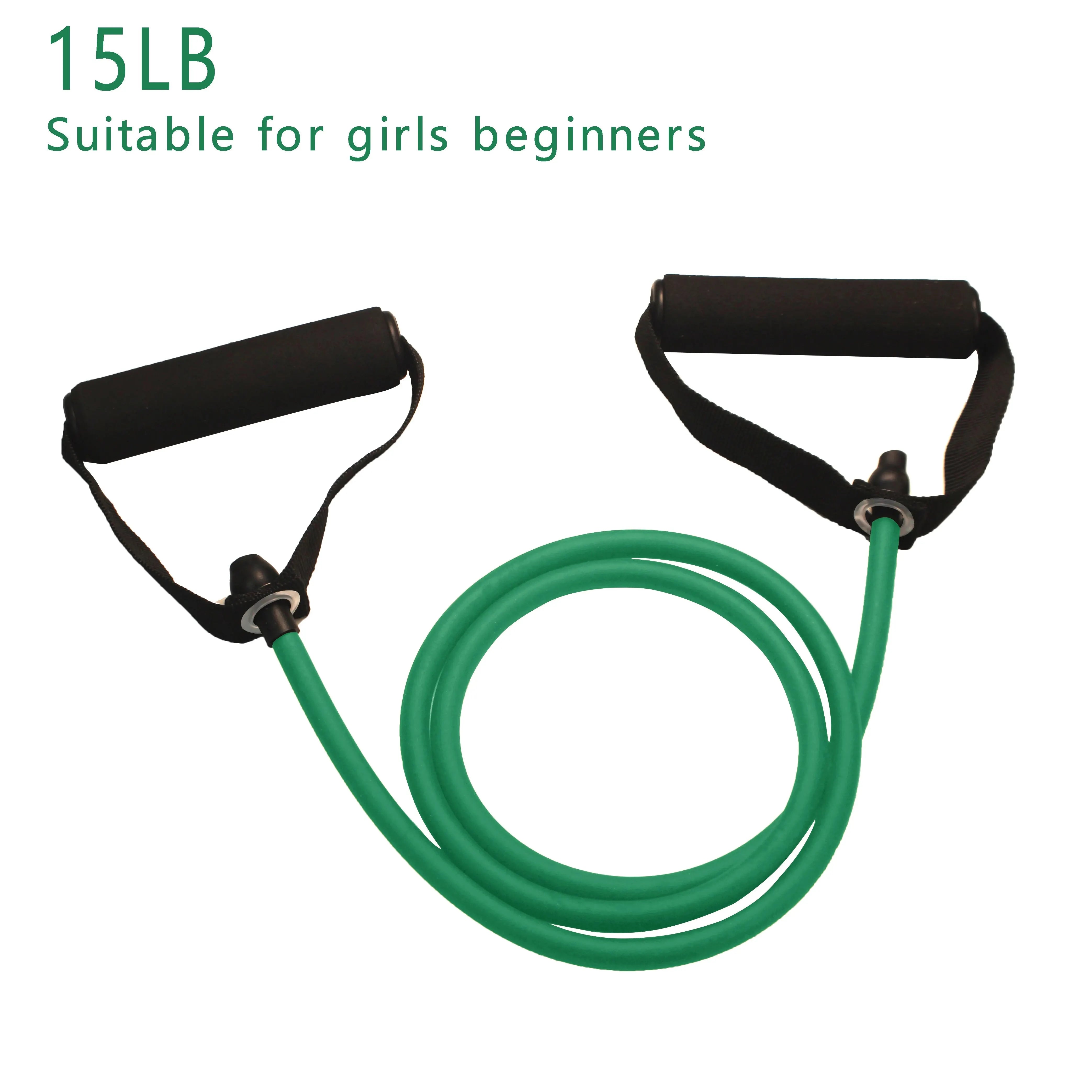 Bandas de resistencia con asas, bandas de ejercicio, bandas de entrenamiento con asas para hombres y mujeres, equipo de entrenamiento de fuerza en casa