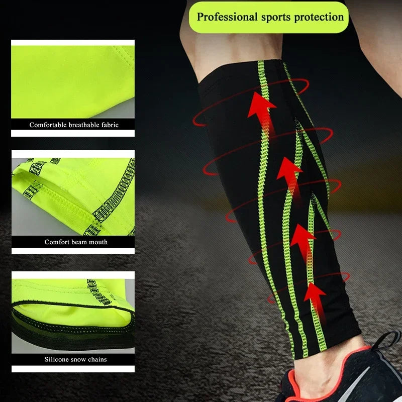 1Pair Shin Guards, Runner Leg and Tibia Compression Sleeve, Cyclist  Splint, Football essential, Boxing Equipment, Unisex