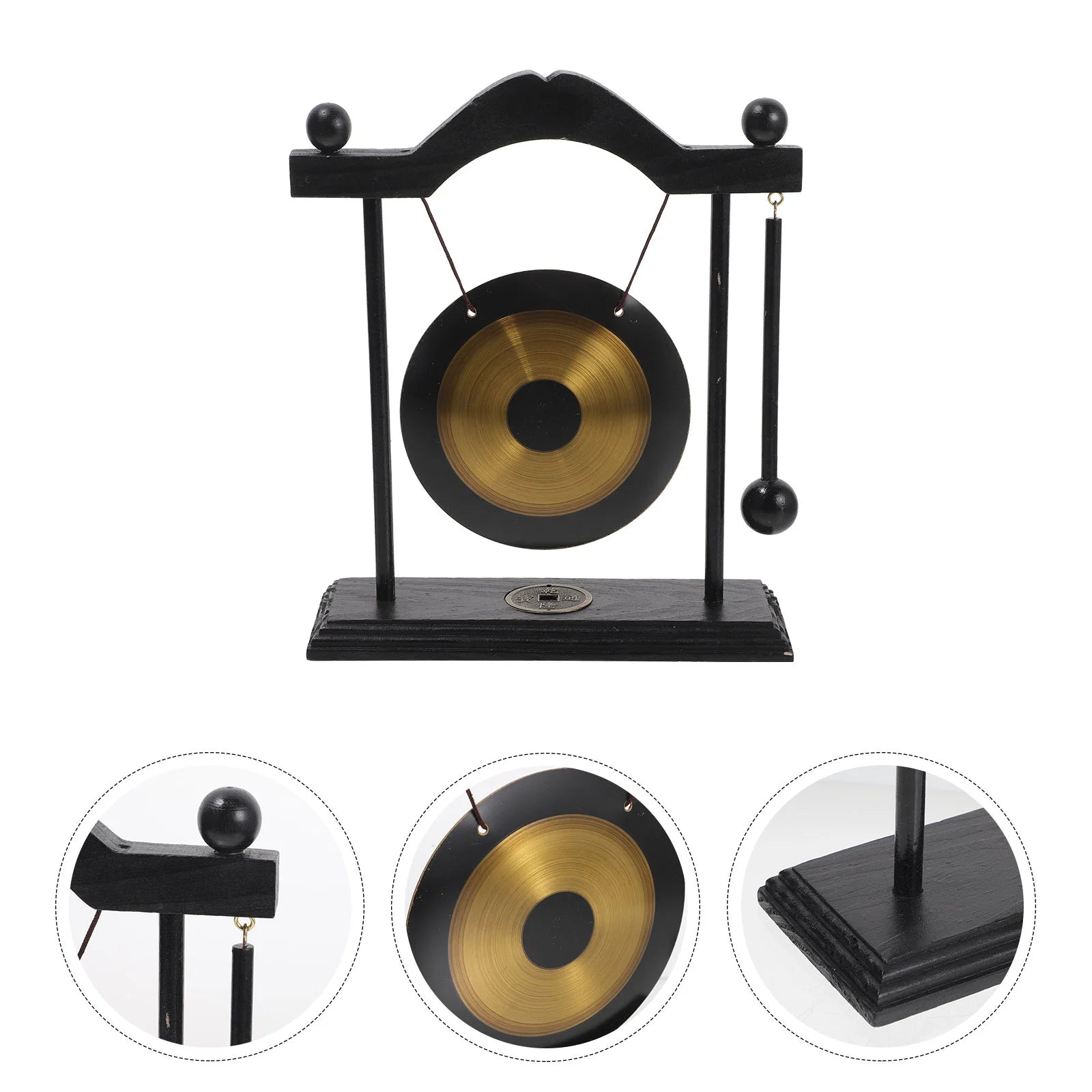Gong Feng Shui Decors Adornment Decor Decorate Household Desktop Craft Chic Brass for Home