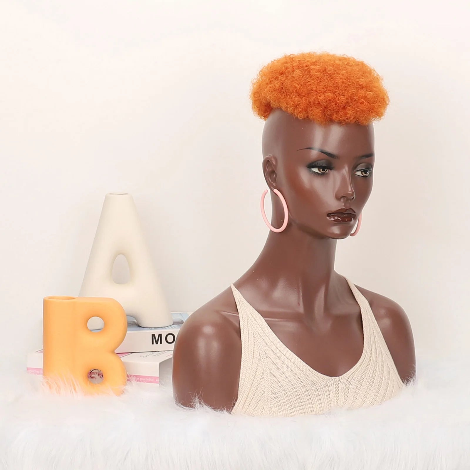 Jeedou Toupet Synthétique Postiche Cheveux Courts Bouclés Clip Sur Perruque Cheveux Afro Femmes Perruque Homme Pour Crâne Chauve Cheveux Clairsemés