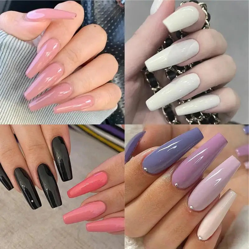 Fake Nail Countdown Calendar 24 Days Fake Nails Christmas Advent Calendar Creative Countdown Calendar Multifunctional Christmas