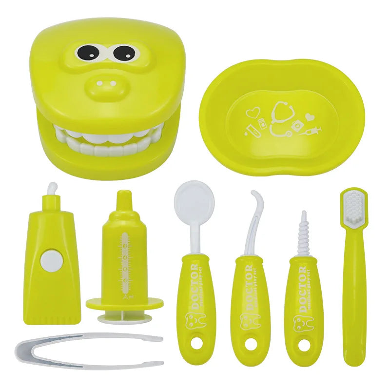 Jouets Montessori pour enfants, interaction parent-enfant pour filles et garçons, dentiste, vérification des dents, modèle de médecin, jeu de rôle, jouet d'apprentissage pour bébé et enfant