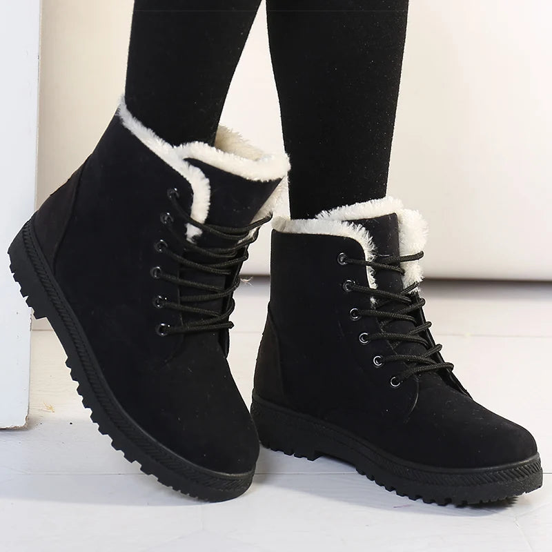 Women’s Warm Fur Ankle Boots