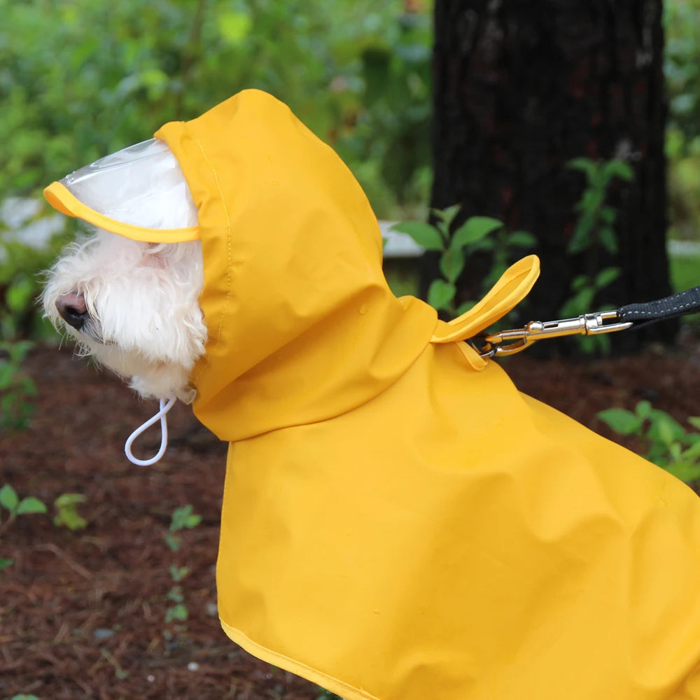 Dog Raincoat Full Coverage Belly Protection for Breeds like Shiba Inu Husky Border Collie Golden Retriever Alaskan Malamute