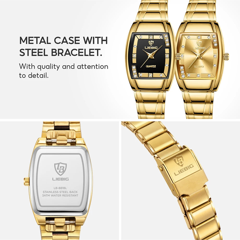 LIEBIG Ladies Watch Luxury Quartz Movement Watches For Women Fashion Outdoor Time Sports Simple 3Bar Waterproof Wristwatches