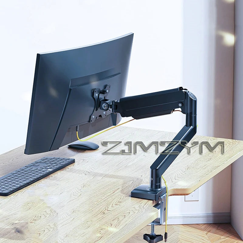 Monitor Stand Single Monitor Mount for 14 Inch-32 Inch Screens Height Adjustable Monitor Arm  Computer Desk Mount Stand