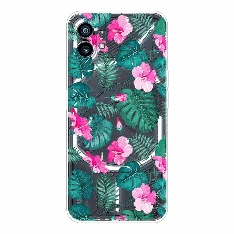 Case for Nothing Phone 1 Cover Transparent Soft TPU Silicone Cases for Nothing Phone One Phone 1 Clear Coque Cute Phone1 2022