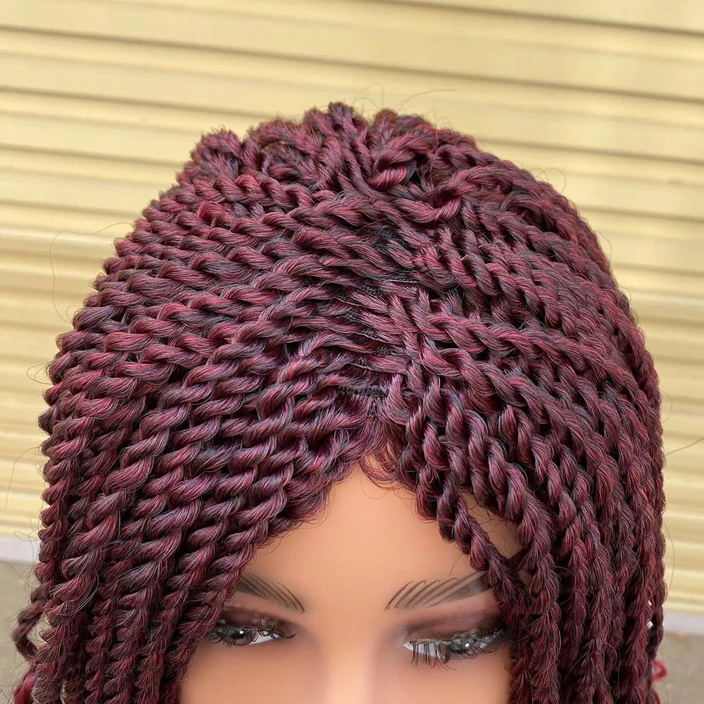 Peluca Bob Trenzada Ombré