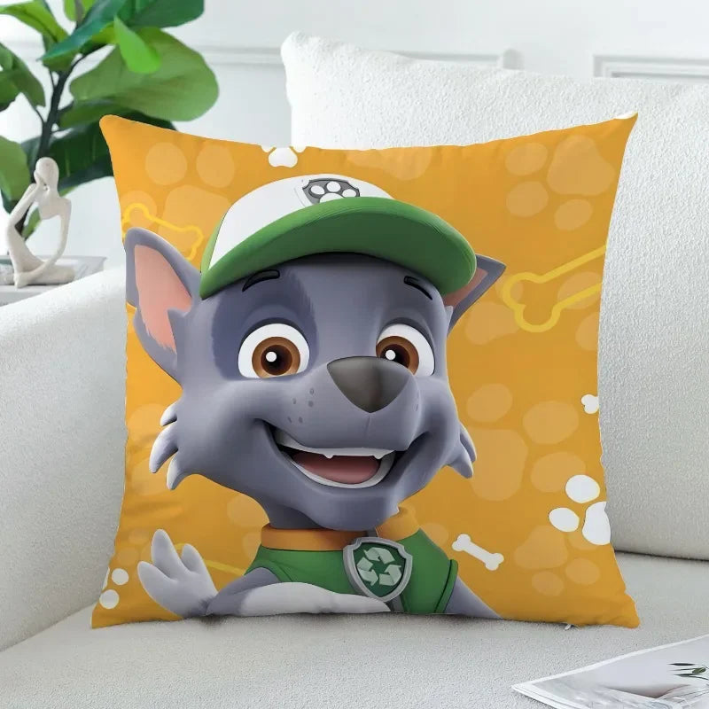 Paw Patrol PillowCase Chase Skye Cartoon Cute Throw Cushion Cover Pillowslip ForLiving Room Sofa Home Decor Kids Birthday Gifts