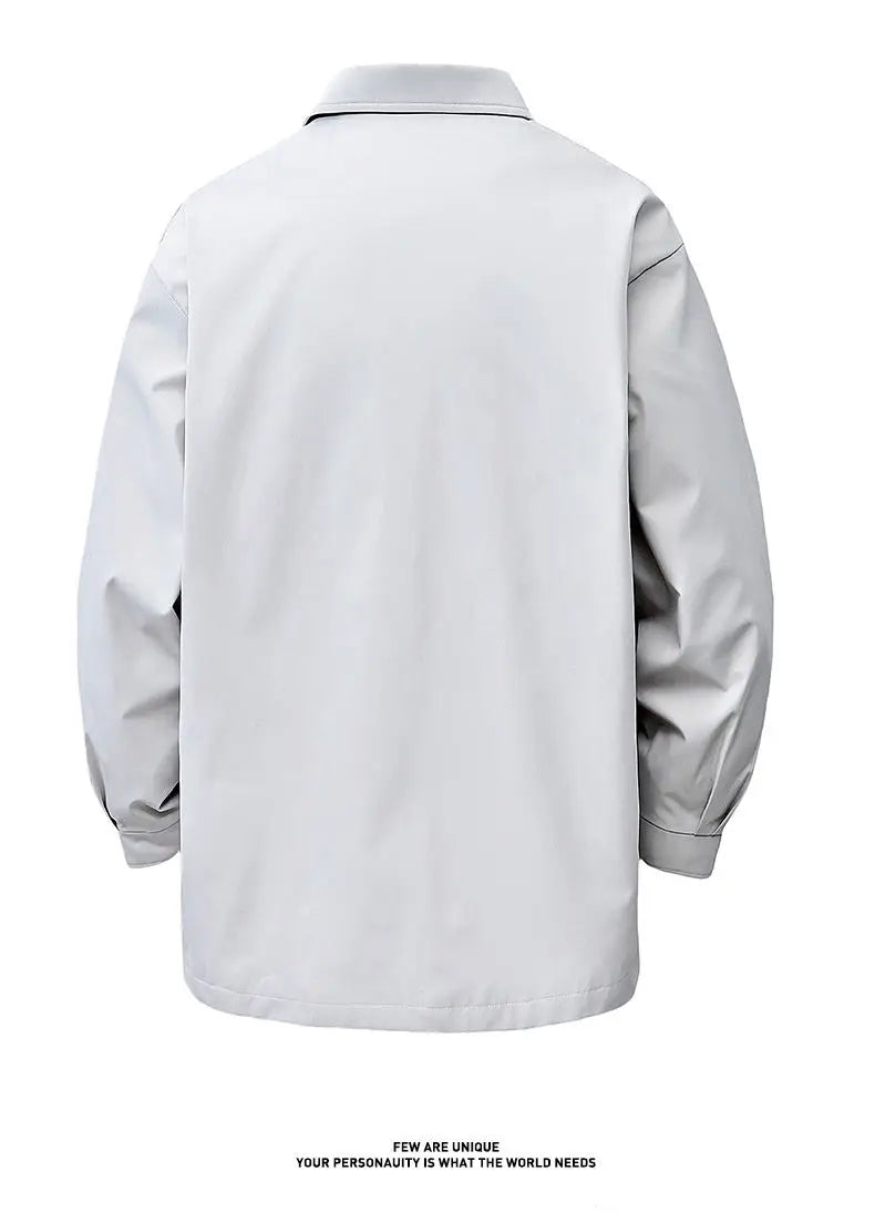 In the spring and autumn , men's casual jackets are fashionable and versatile for business, a trendy and versatile loose