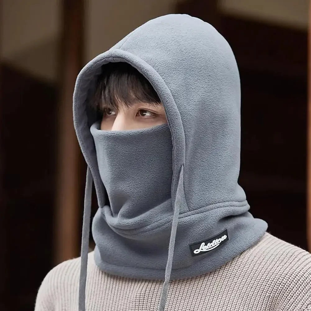 Nueva Máscara de Esquí Balaclava de Lana de Cara Completa para Invierno Gorro Cortavientos Cálido de Felpa para Cuello, Capucha Gruesa para Exteriores