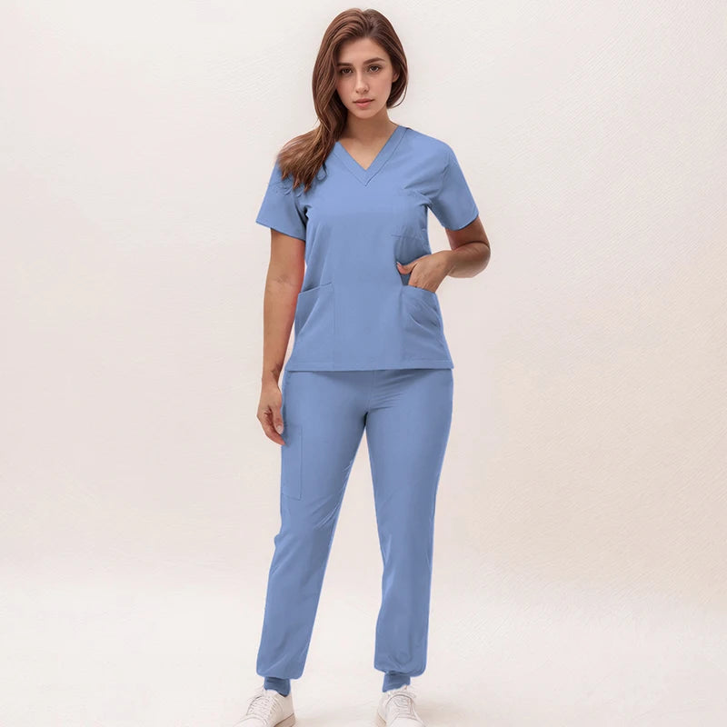 Unisex Medical Scrub Set – Modern, Comfortable & Professional for Healthcare Work