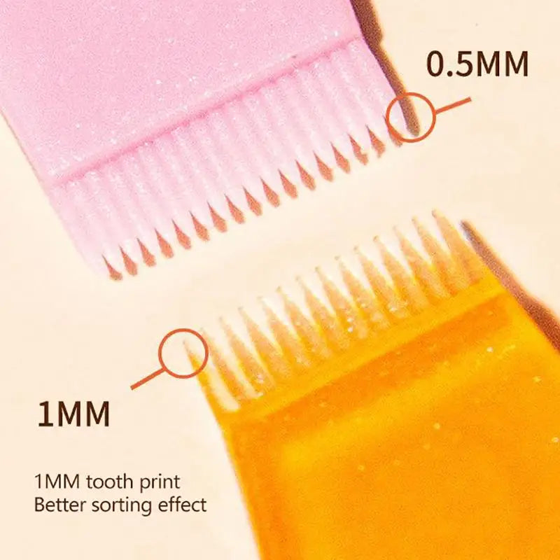S Shape Eyelash Perm Brushes 5PCS Reuseable Eyelashe Eyebrow Lifting Curler Plastic Clean Comb Eye Lash Extension Perm Tools