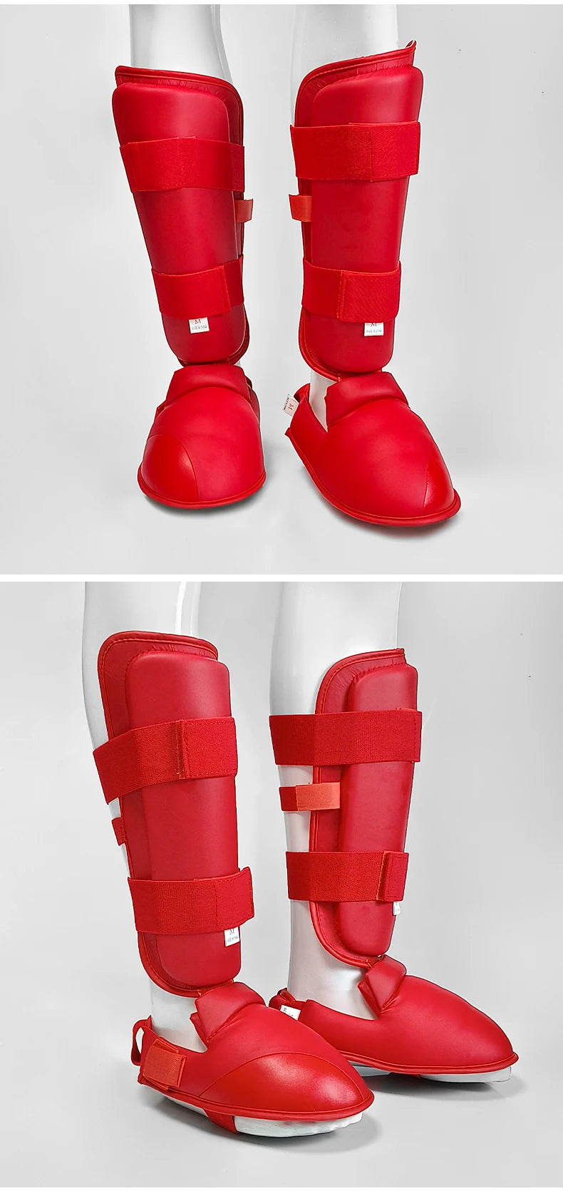 Espínilleras de kárate para adultos y niños, equipo de soporte, espinilleras, rodilleras, protectores de manos, cinturón de cuero, boxeo, artes marciales