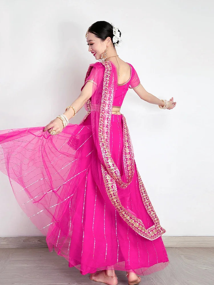 Indian traditional clothing pakistani sarees dress women elegant clothing party dress cosplay dance wear stage dress a9