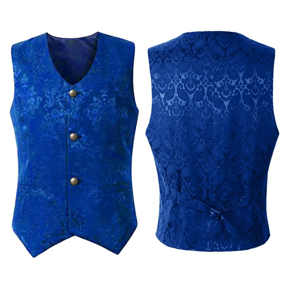 New Men's Clothing, Medieval Clothing, Retro Men's Short Vest Halloween Clothing