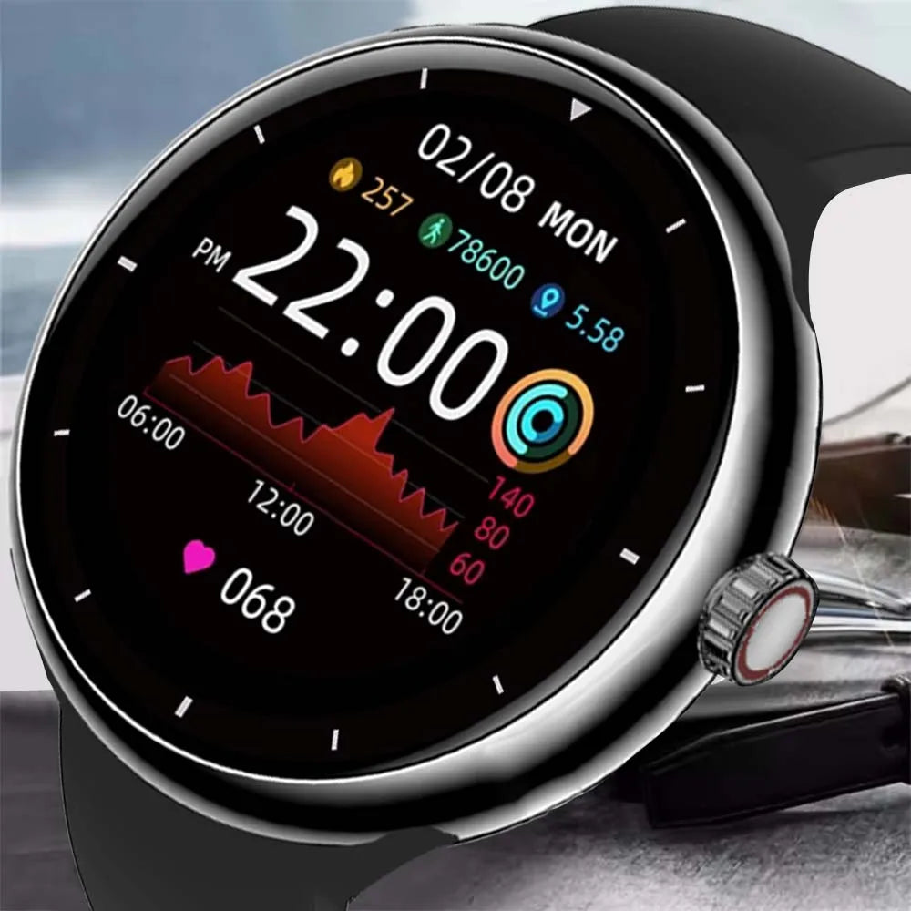 2025 New Smart Watches Men Full Touch Screen Sport Fitness Watch IP67 Waterproof Bluetooth For Android ios Smartwatch Women Box