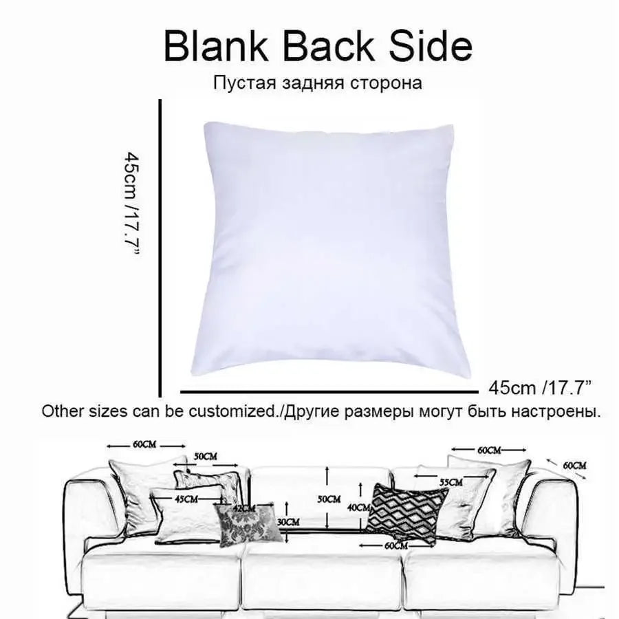 Green leaf pattern throw pillow cover home decoration office cushion cover bedroom living room sofa car cushion cover 45x45 cm