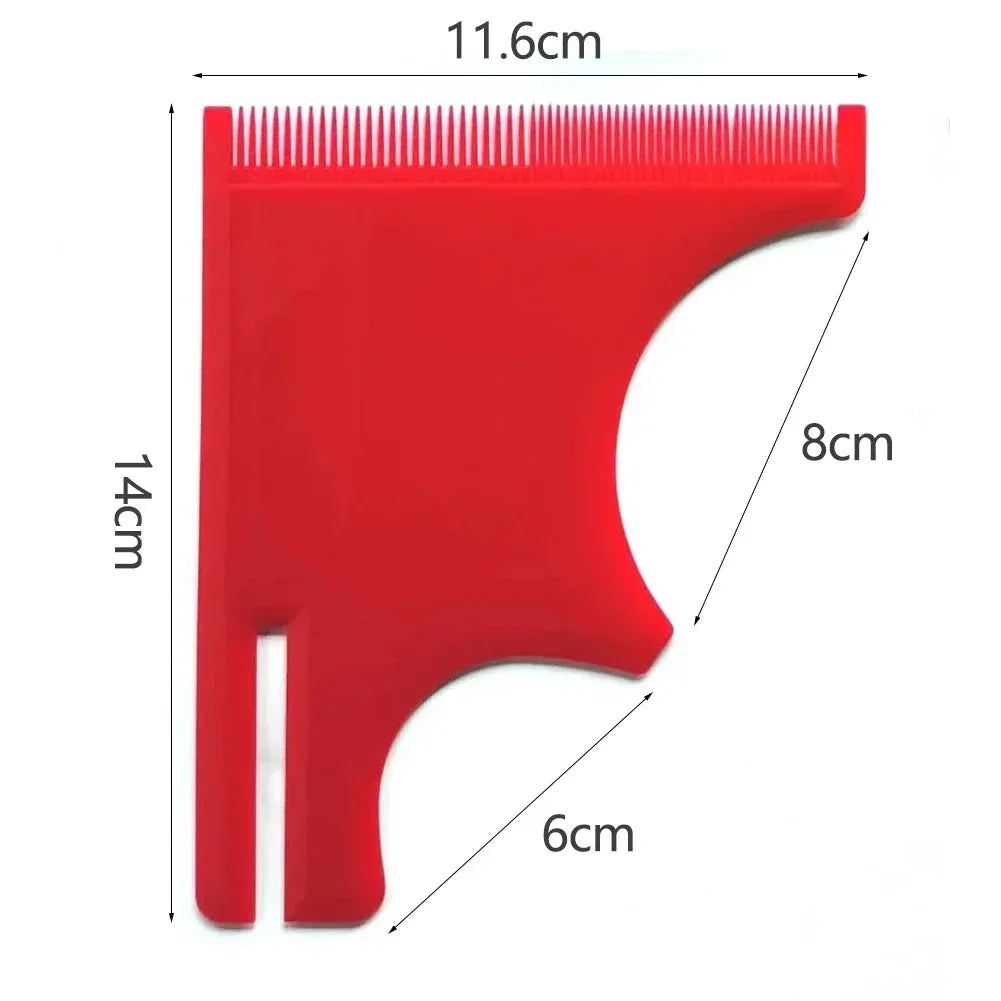 Haircut Kit Beard Hair Goatee Neckline Shaving Template Hairline Beard Shaping Tool Hair Cutting Grooming Kit Barber Supplies