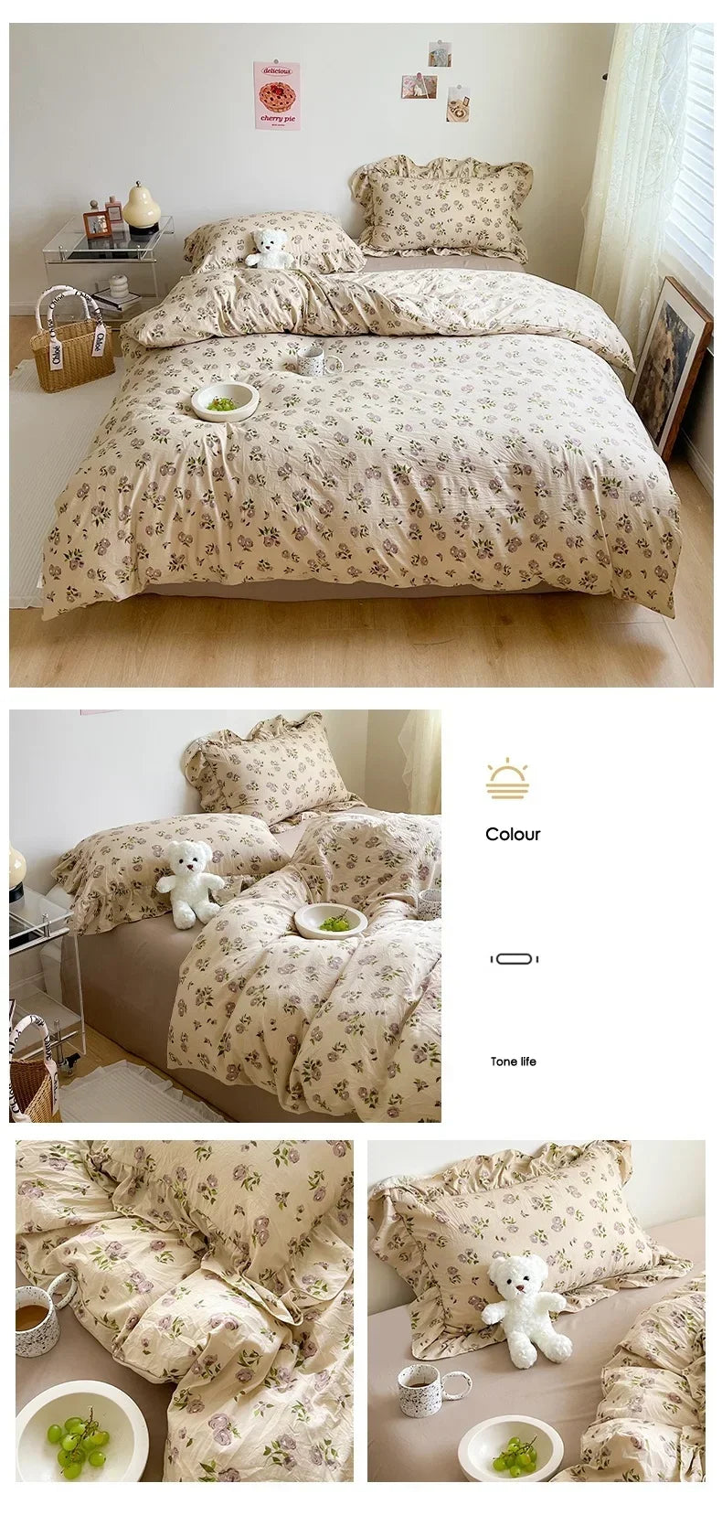 Duvet Cover Double Bed edredom casal Breathable Quilt Cover for Home 150x200 Comforter Covers (No Pillowcase)