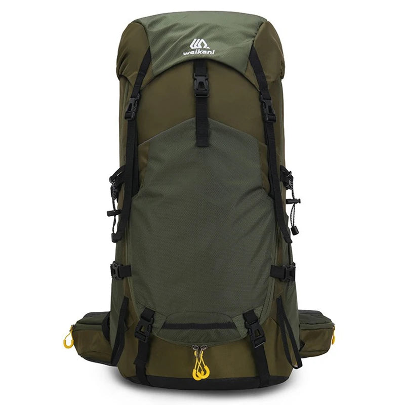 Hiking Backpack With Rain Cover Outdoor Camping Climbing Trekking Bag Large Sport Gear Organiser Daypack Travel Luggage Rucksack