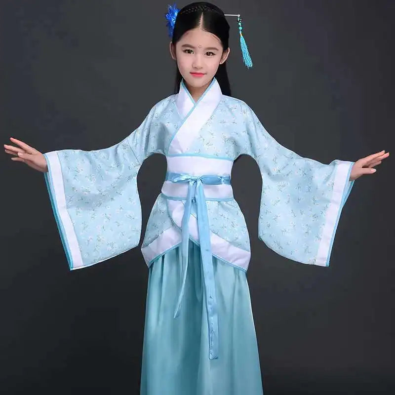 Disfraz de Hanfu Yukata para Niñas