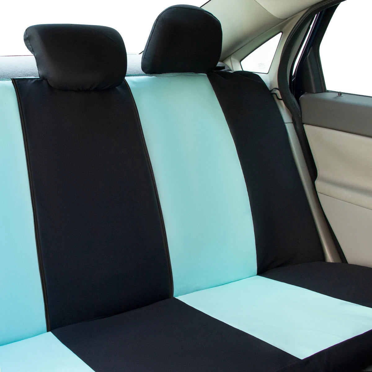 Sports Style Full Set Polyester Fabric Car Seat Covers Car Seat Protector Universal Fit Most Cars SUVs