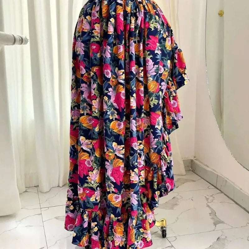 Africa Clothing Sleeveless Dress Sexy V-Neck Slim Dress Office Lady Party African Dresses For Women Summer Spring
