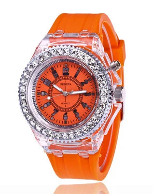 Reloj LED Multicolor de Goma – Divertido, Llamativo y Moderno para Todos