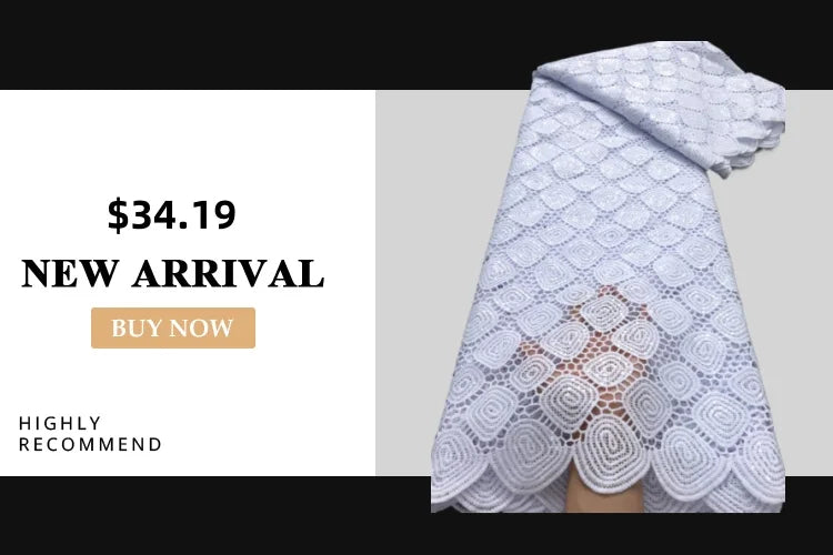 Kalume Swiss Voile Embroidery Lace Fabric 5Yards Cotton Lace with Rhinestones Nigerian for Sew Ladies Wedding Dress F4209