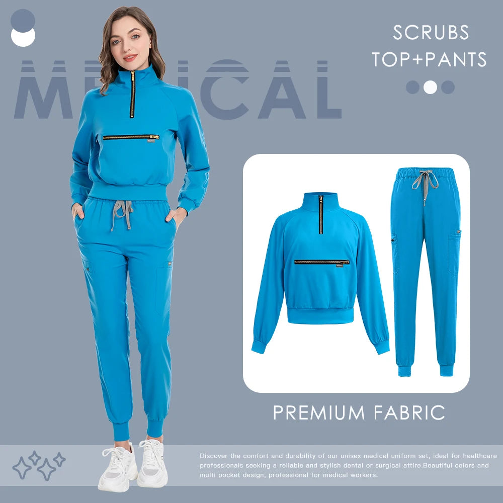 Wholesale Dentistry Workwear Operating Room Work Scrubs Set Hospital Doctor Clothes Medical Nurse Uniforms Clinical Surgery Suit