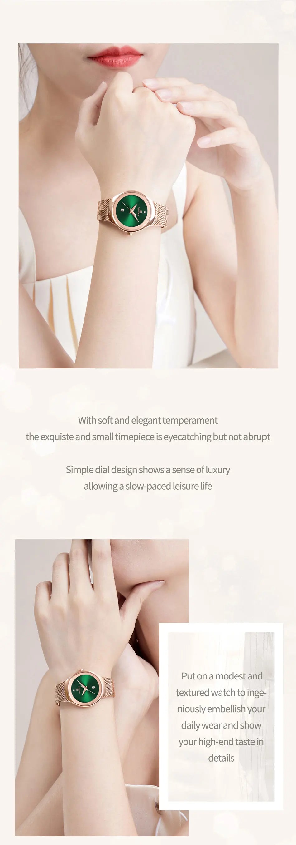 NAVIFORCE 2024 Women Watches Luxury Rose Gold Ultra Thin Ladies Watch Luxury Waterproof Quartz WristWatch Woman Relogio Feminino