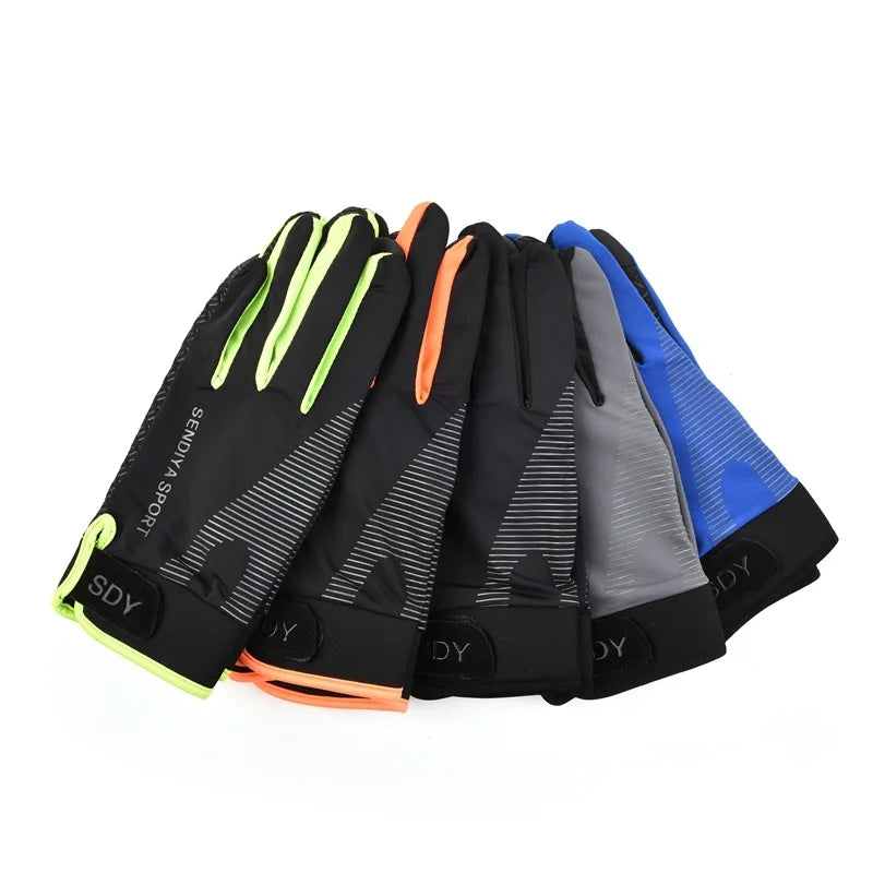 Men Cycling Gloves Full Finger Touch Screen Motorcycle Bicycle Mtb Bike Gloves Gym Training Gloves Outdoor Fishing Hand Guantes