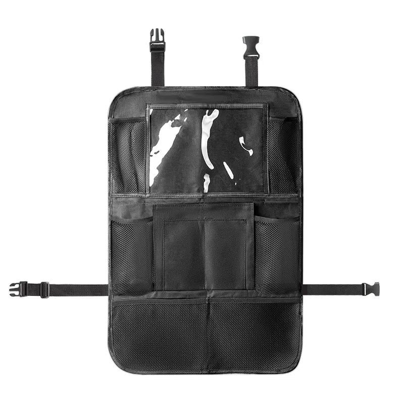 1 ud. Bolsa de almacenamiento para el respaldo del asiento del automóvil Protector de asiento de automóvil Cubierta organizadora universal para el asiento trasero del automóvil con bolsillos de almacenamiento