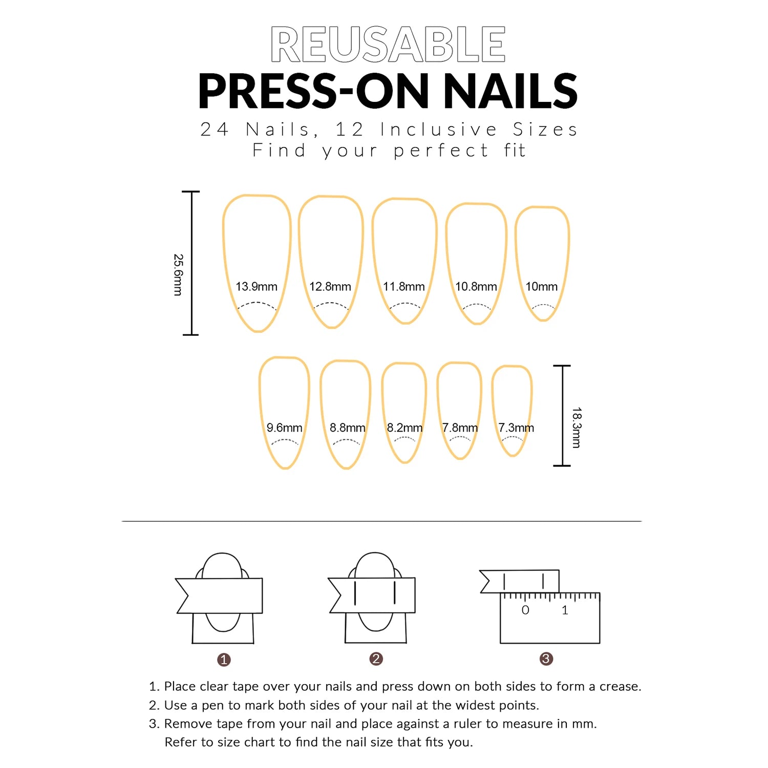 Light Pink Fake Nails with White Tip Ultra-flexible Long Lasting Fake Nails for Stage Performance Wear MIAO-US