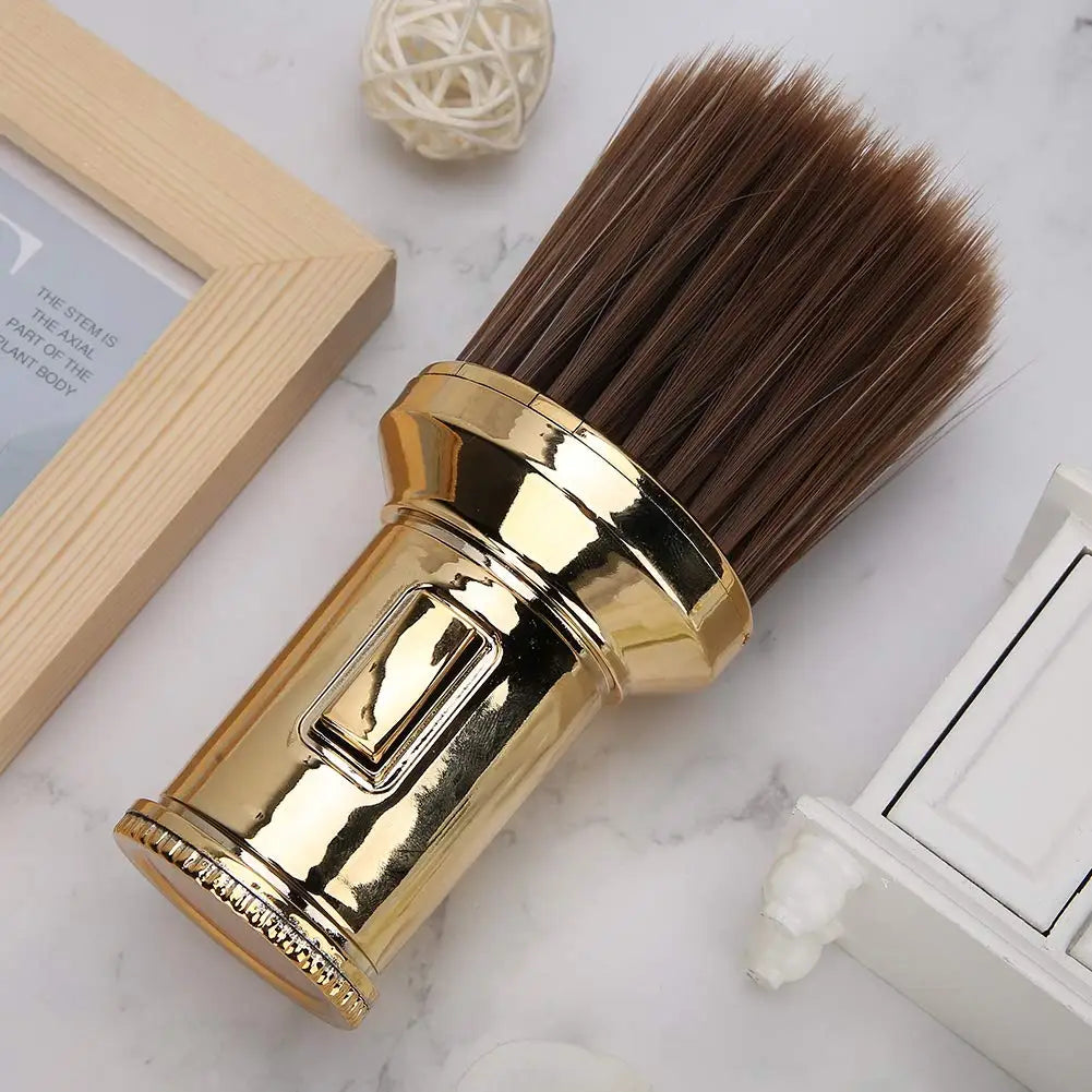 Cepillos de cuello para barrer el cabello de peluquero profesional, cepillo quita-polvo facial para peluquería, accesorio para herramientas de corte de pelo de barbería