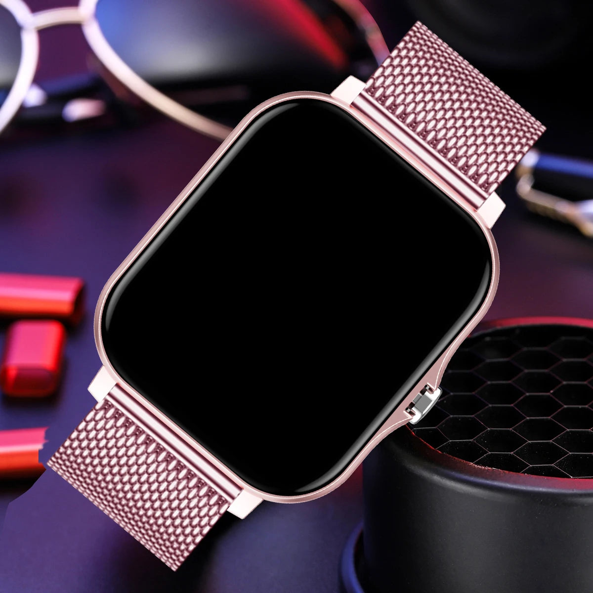 Reloj inteligente impermeable de 1.83'' con respuesta a mensajes, llamadas, monitoreo del sueño, podómetro deportivo y alertas de información para iPhone y Android