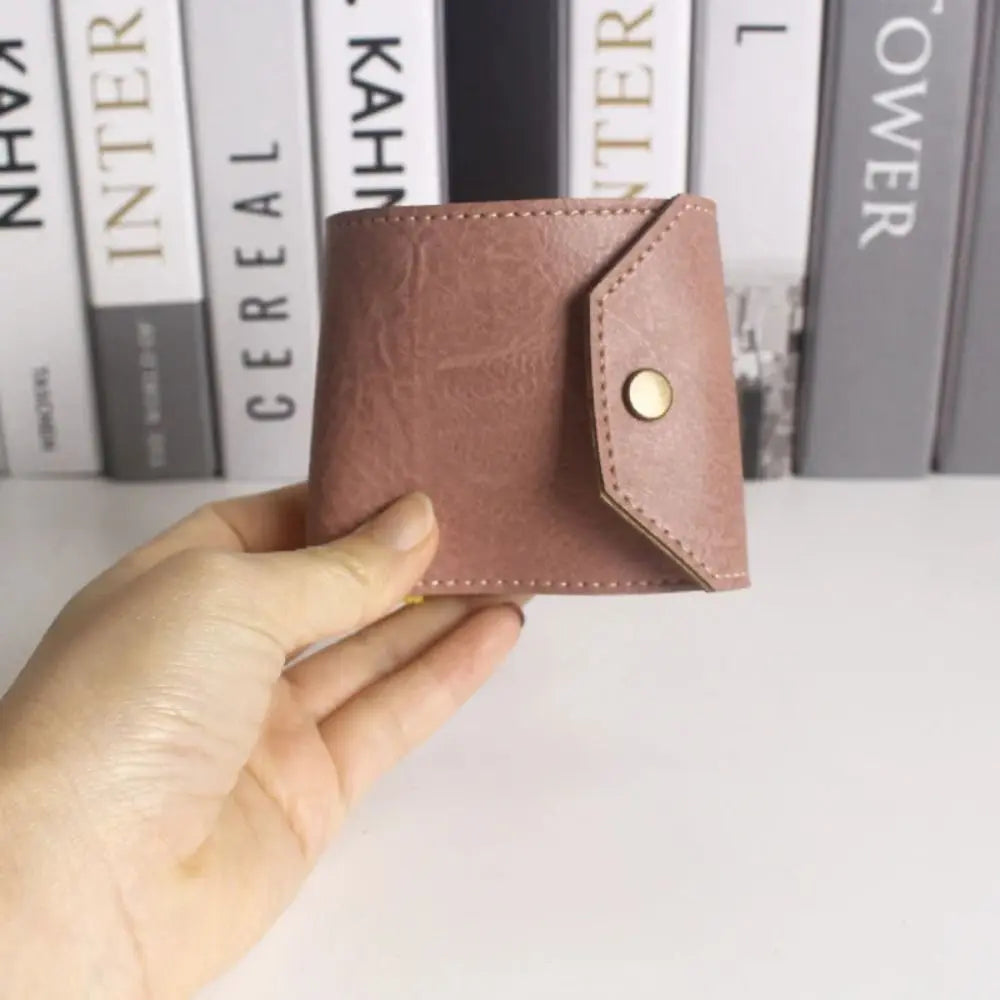 Cartera de cuero de lujo con envoltura Acceso rápido al dinero Titular de dinero Bolsa de dinero Organizador de cartera Bolsa de almacenamiento de cartera