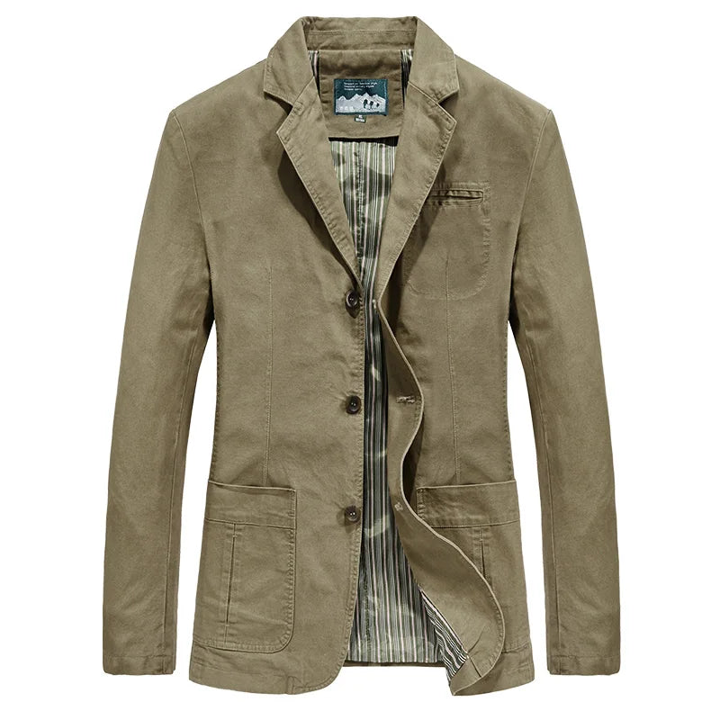 Men Suit Jacket Spring Autumn New Solid Color Waterproof Windbreaker Coat Men Brand Outwear Fashion Slim Casual Jacket Men