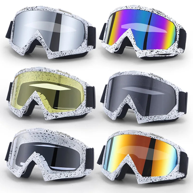 Gafas de esquí y snowboard, antiniebla, para esquí, invierno, deportes al aire libre, ciclismo, motocicleta, cortavientos, gafas de protección UV.