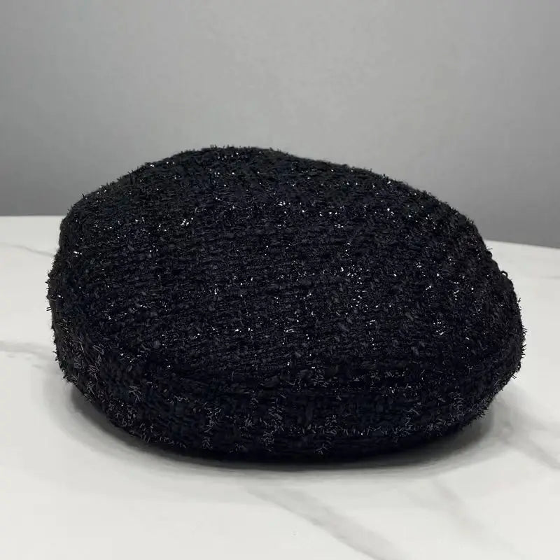 Fashion Women Men Military Hat Spring Autumn Sailor Hats Black Ladies Beret Caps Flat Top Captain Cap Travel Cadet Octagonal Hat