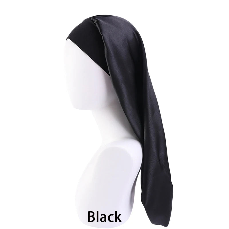 Extra Long Satin Bonnet